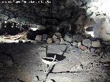 Cueva de las Ventanas. Simulacro de hábitat